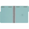 Smead 1/3 Tab Cut Letter Recycled Fastener Folder, Blue, 8 1/2" Width x 11" Length, 25 / Box, SMD15002