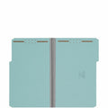 Smead 1/3 Tab Cut Legal Recycled Fastener Folder, Blue, 9 1/2" Width x 14 5/8" Length, 25 / Box, SMD20000