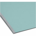 Smead 1/3 Tab Cut Legal Recycled Fastener Folder, Blue, 9 1/2" Width x 14 5/8" Length, 25 / Box, SMD20001