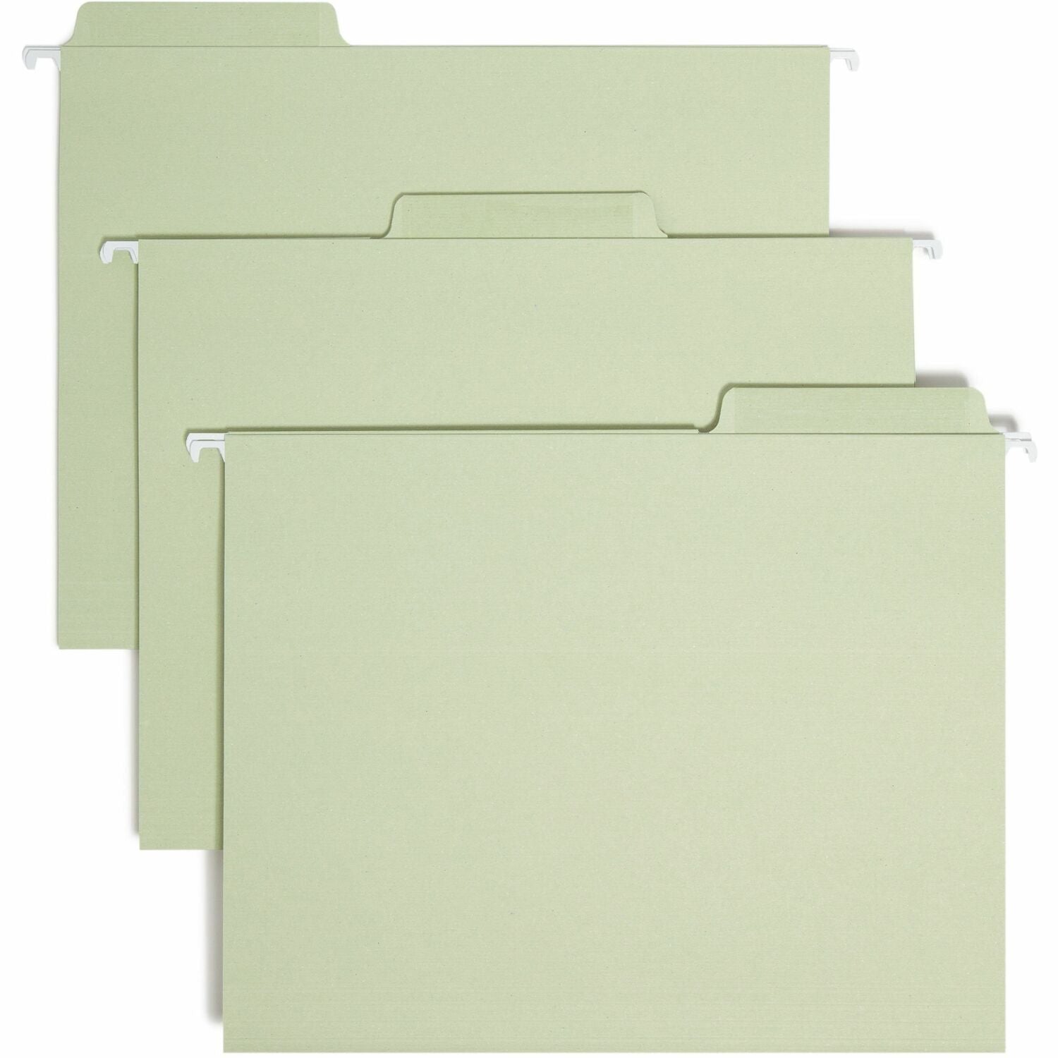 Smead FasTab 1/3 Tab Cut Letter Recycled Hanging Folder, 1 Box