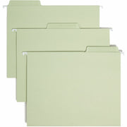 Smead FasTab 1/3 Tab Cut Letter Recycled Hanging Folder, 1 Box