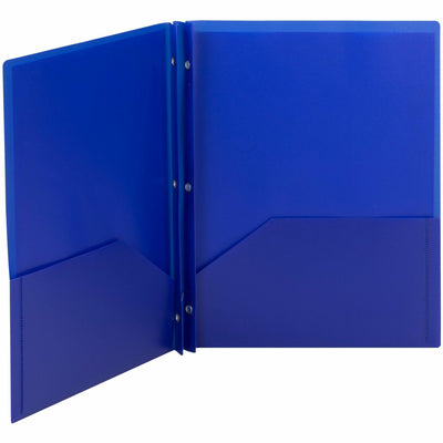 Smead Letter Pocket Folder, Blue, 8 1/2" Width x 11" Length, 25 / Box, SMD87726