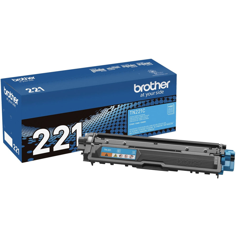 Brother Original Standard Yield Laser Toner Cartridge - Cyan -, /BX 4BX/CT — view 1