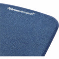 Fellowes PlushTouch Microban Mouse Pad Wrist Rest, Blue, FEL9287301