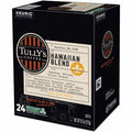 Keurig Dr Pepper . Tully's K-Cup, Pod Hawaiian Blend Keurig Single-Serve K-Cup Pods, Medium Roast Coffee, 24 Count, 24 / Box, GMT6606