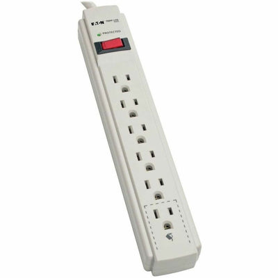 Eaton Tripp Lite series 6-Outlets, 8-Ft Cord, 990 Joule Strip, Flat Plug - Protect It! Surge Suppressor, /BX 12BX/CT — view 1