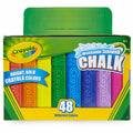 Crayola Washable Sidewalk Chalk, Assorted, 1 Box, CYO512048