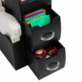 Mind Reader Compact All In One Coffee Pod Caddy, Black, EMSCAD01-BLK