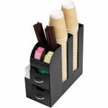Mind Reader Compact All In One Coffee Pod Caddy, Black, EMSCAD01BLK