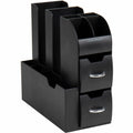 Mind Reader Compact All In One Coffee Pod Caddy, Black, EMSCAD01BLK