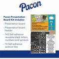 Dixon Ticonderoga Pacon Science Fair Presentation Board, White, 1 Kit, PAC3793