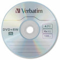Verbatim America 94834 DVD Rewritable Media - DVD+RW - 4x - 4.70 GB - 30 / Pack - Silver, VER94834