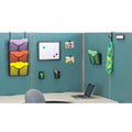 Lorell Cubicle Pocket File, Black, LLR80663
