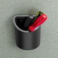 Lorell Recycled Mounting Pencil Cup, Black, LLR80668
