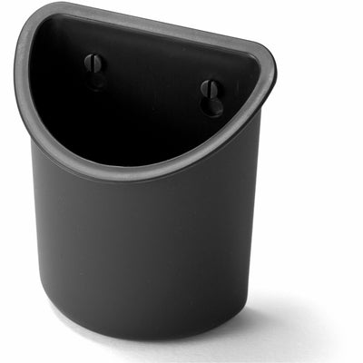 Lorell Recycled Mounting Pencil Cup, Black, LLR80668