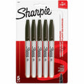 Newell Sharpie Fine Point Permanent Marker, 5 / Pack, SAN30665PPA