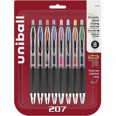 uni-ball uniball™ 207 Gel Pen, 8 / Set, UBC40110