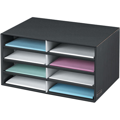 Fellowes Bankers Box Pinstripe Literature File Sorter, Gray, FEL6170301