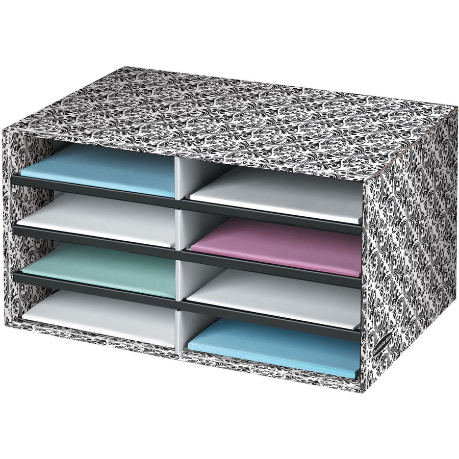 Bankers Box Brocade Literature Sorter, 19.50" x 10.30", White, FEL6171301