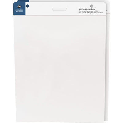 Business Source Self-stick Easel Pads, 25" x 30", 2 / Carton, BSN38591