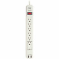 Eaton Tripp Lite series 6-outlet 2100J Surge Protector, TRPTLP606USB