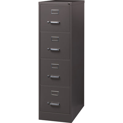 Lorell Fortress Series 26-1/2" Commercial-Grade Vertical File Cabinet, Medium Tone, LLR60155