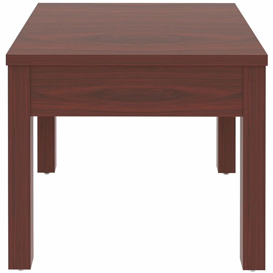 Lorell Occasional Corner Table, 23.88" x 20", Sturdy, LLR61623