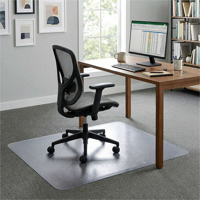 Lorell Big & Tall Chairmat, Clear, LLR69704