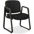 Lorell Upholstered Guest Chair, Black, LLR84576