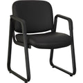 Lorell Upholstered Guest Chair, Black, LLR84577