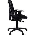 Lorell Ergomesh Managerial Mesh Mid-back Chair, Black, LLR86209
