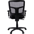 Lorell Ergomesh Managerial Mesh Mid-back Chair, Black, LLR86209