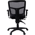 Lorell Ergomesh Swivel Mesh Mid-back Office Chair, Black, LLR86802