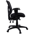 Lorell Ergomesh Swivel Mesh Mid-back Office Chair, Black, LLR86802