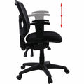 Lorell Ergomesh Swivel Mesh Mid-back Office Chair, Black, LLR86802