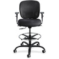 Safco Vue Heavy-duty Stool, Black, SAF3394BL