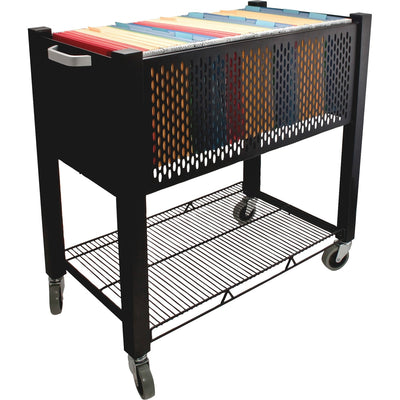 Vertiflex InstaCart Open Top File Cart, Black, VRTVF53000