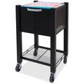 Vertiflex InstaCart Sidekick File Cart, Black, VRTVF53002