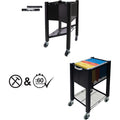 Vertiflex InstaCart Sidekick File Cart, Black, VRTVF53002