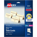 Avery Sure Feed Tent Cards, Ivory, 8 1/2" x 11", 160 Pack, AVE5913