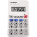 Sharp Calculators EL-240SAB 8-Digit Handheld Calculator, Blue, SHREL240SAB
