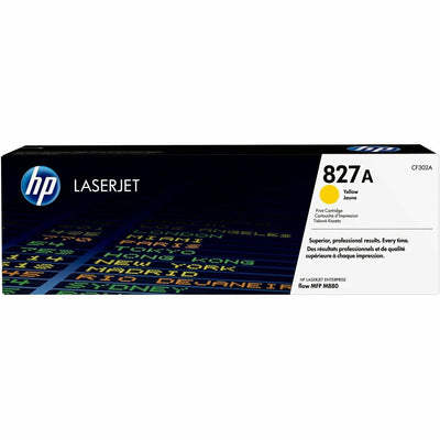 HP 827A (CF302A) Original Standard Yield Laser Toner Cartridge - Single Pack - Yellow -, HEWCF302A