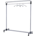 Alba Upper Shelf Double-sided Garment Rack, Silver, ABAPMGROUP3