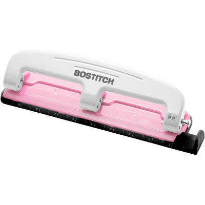 Amax Bostitch EZ Squeeze InCourage 12 Three-Hole Punch, White, 4EA/CT — view 1