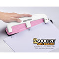 Amax Bostitch EZ Squeeze InCourage 12 Three-Hole Punch, White, ACI2188