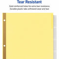Avery Big Tab Insertable Dividers, Buff, 1 Box, AVE11113