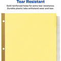 Avery Big Tab Insertable Dividers, Buff, 1 Box, AVE11115