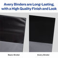 Avery Heavy-Duty View Binder, 2" Slant Rings, 11" x 17", White, 11" Width x 17" Length, AVE72126