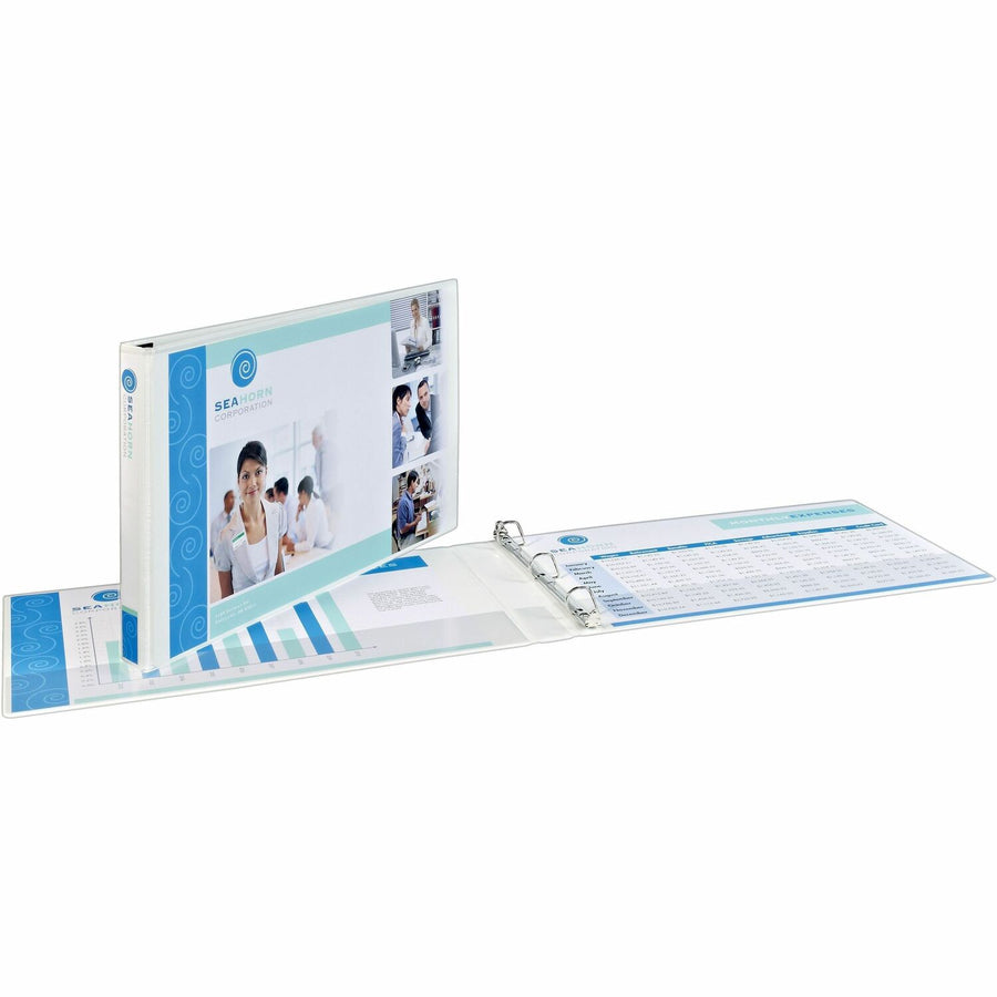 Avery Heavy-Duty View Binder, 2" Slant Rings, 11" x 17", White, 11" Width x 17" Length, 6EA/CT — view 1