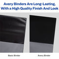 Avery Heavy-Duty View Binder, 3" Slant Rings, 11" x 17", White (72127), 11" Width x 17" Length, AVE72127
